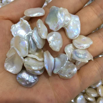 2vnt Natūralių Gėlavandenių Perlų Žiedlapis-Prarasti formos Perlų Papuošalai Priėmimo 