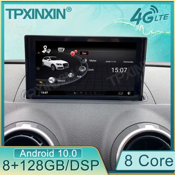 Android 10.0 8 Core 8+128GB Automobilio Multimedijos Grotuvo Audi A3 C7 2014~2019 Auto GPS Navigacijos Jutiklinis Ekranas