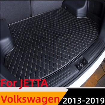 Sinjayer Automobilį AUTO bagažo skyriaus Kilimėlis VISI Oro Uodega Įkrovos Bagažo Trinkelėmis Kilimų Butas Pusėje Linijinių Krovinių Dangtis Volkswagen Jetta 2013-2019